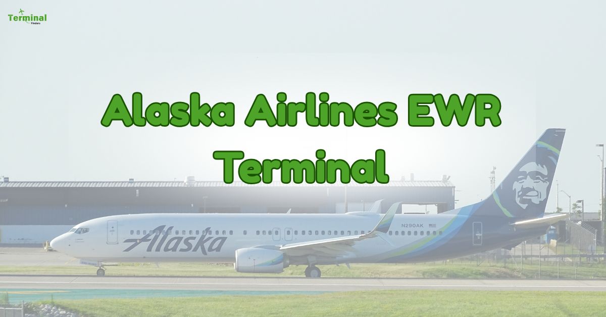 What terminal is Alaska Airlines at EWR?
