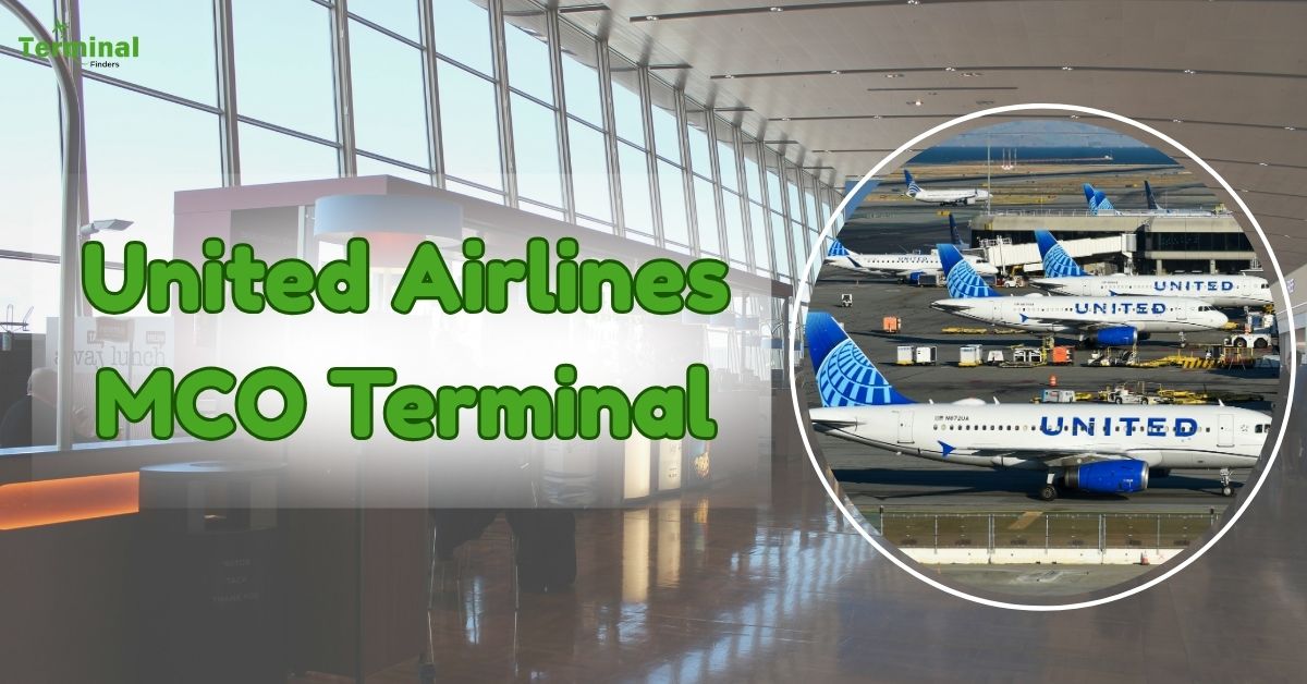 United Airlines At Orlando International Airport (MCO) Terminal